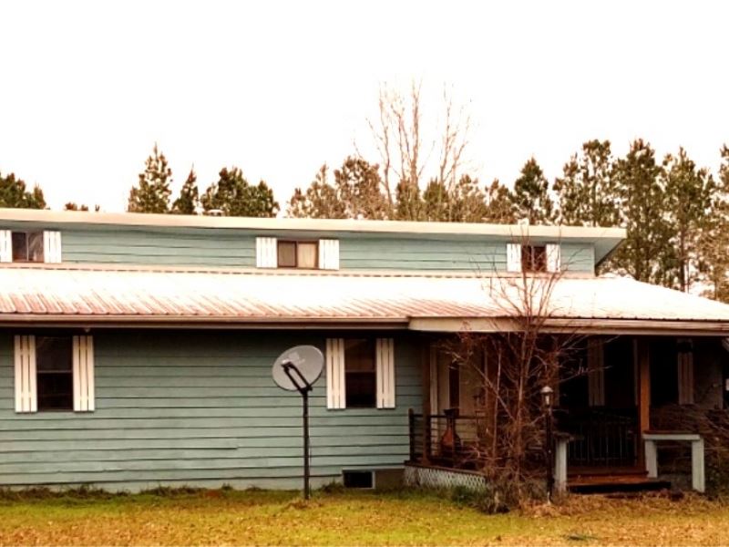 3.5 Acres with A Home in Walthall : Tylertown : Walthall County : Mississippi