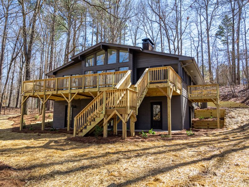 Remodeled Chalet Style on 10 Acres : Covington : Walton County : Georgia