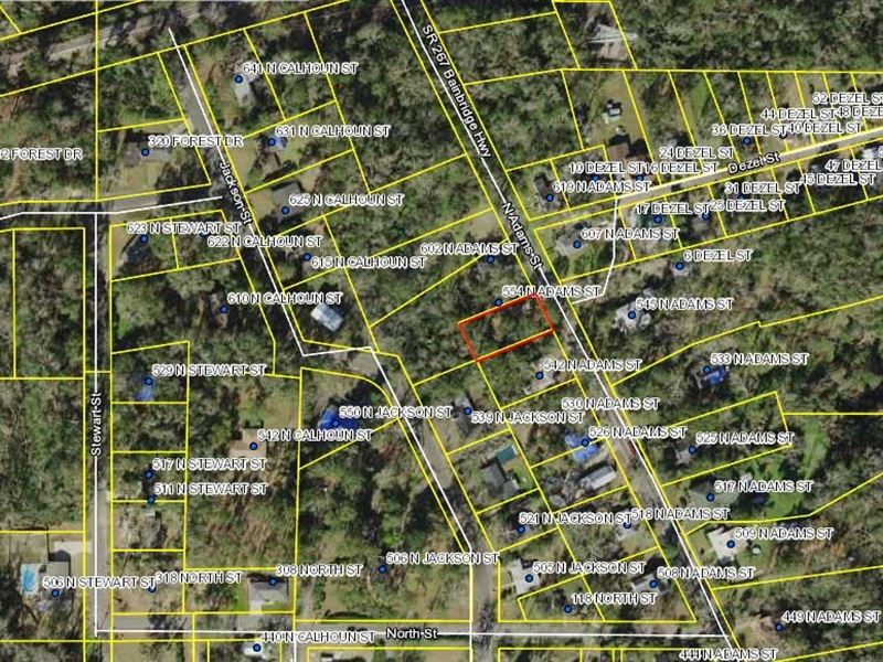 Residential Lot in Established Area : Quincy : Gadsden County : Florida