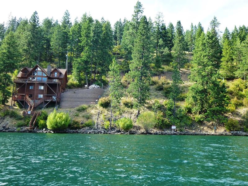 Build Your Lake Front Dream Home : Hayden : Kootenai County : Idaho
