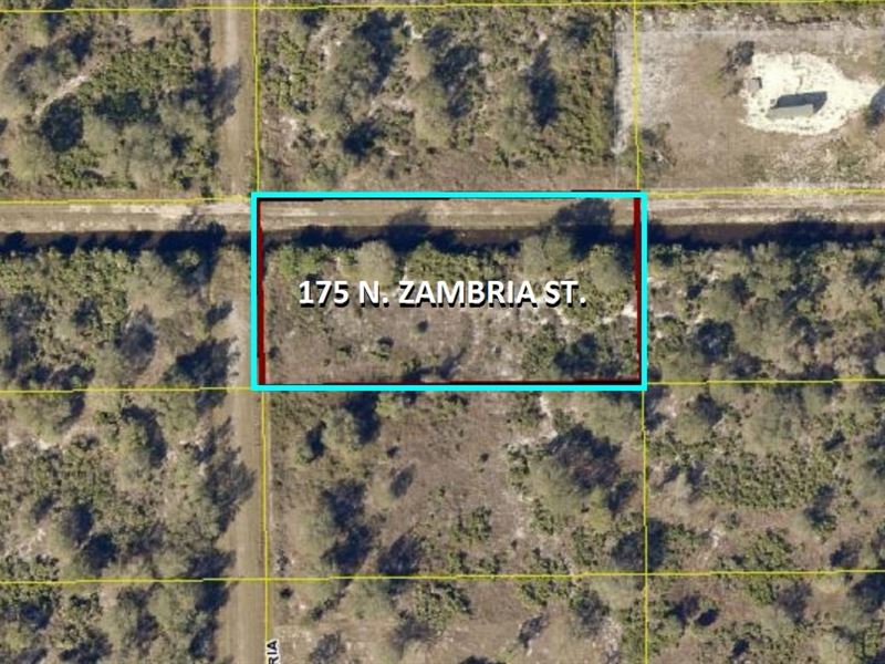 1.25 Corner Lot-Adjacent Lot Avail : Clewiston : Hendry County : Florida
