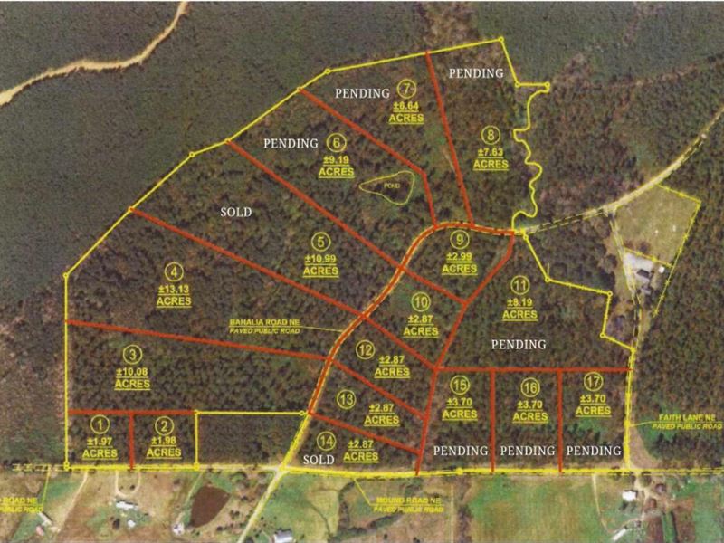 Small Acreage for Sale in Rural Lin : Brookhaven : Lincoln County : Mississippi