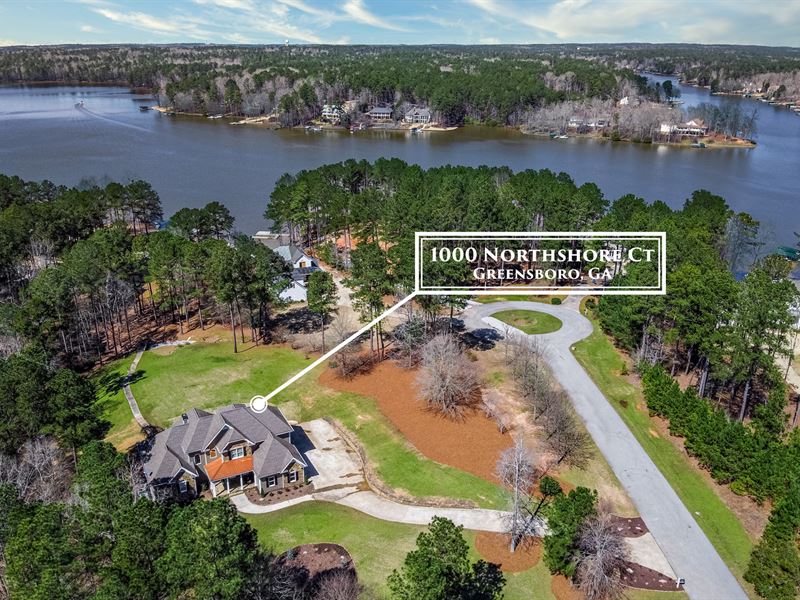 Reynolds Lake Oconee Lake Front : Greensboro : Greene County : Georgia