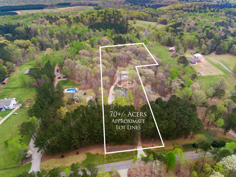 Brick Home on 7+ Acres in Monroe : Monroe : Walton County : Georgia