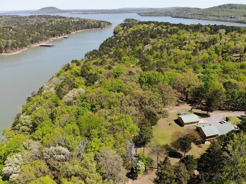 Lakefront Home Greers Ferry Lake Lot for Sale in Shirley, Van Buren