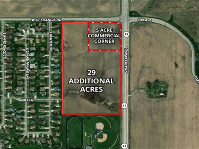 5 Acres Frankfort Square Commercial : Frankfort : Will County : Illinois