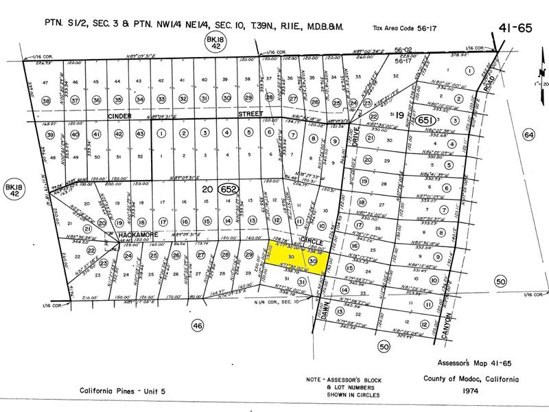 1.25 Acres in California Pines, CA : Alturas : Modoc County : California