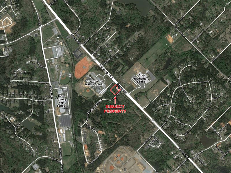 Commercial Land for Sale : Gray : Jones County : Georgia
