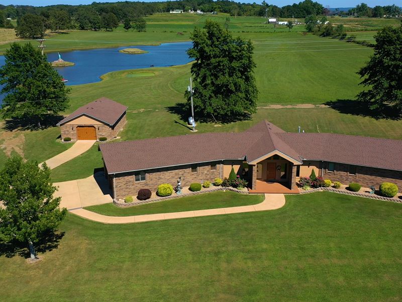 Lake Front Home for Sale : Mountain Grove : Wright County : Missouri