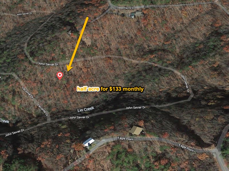 Remote Mountain Lot : English Mountain : Sevier County : Tennessee