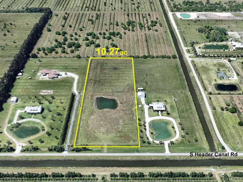 10+Ac Estate Site, Ready to Build : Fort Pierce : Saint Lucie County : Florida