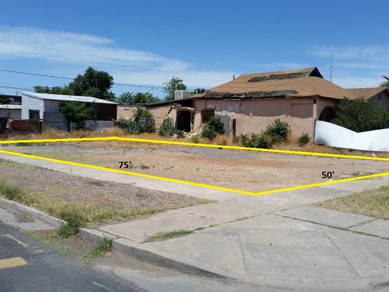 Corner Lot, City of Douglas $175/Mo : Douglas : Cochise County : Arizona