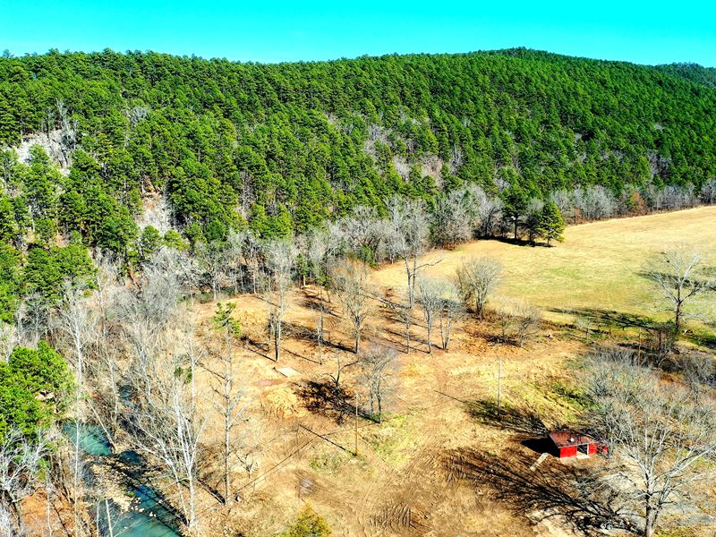 Unrestricted Land, Creek & Barn Lot for Sale by Owner in Boles, Scott