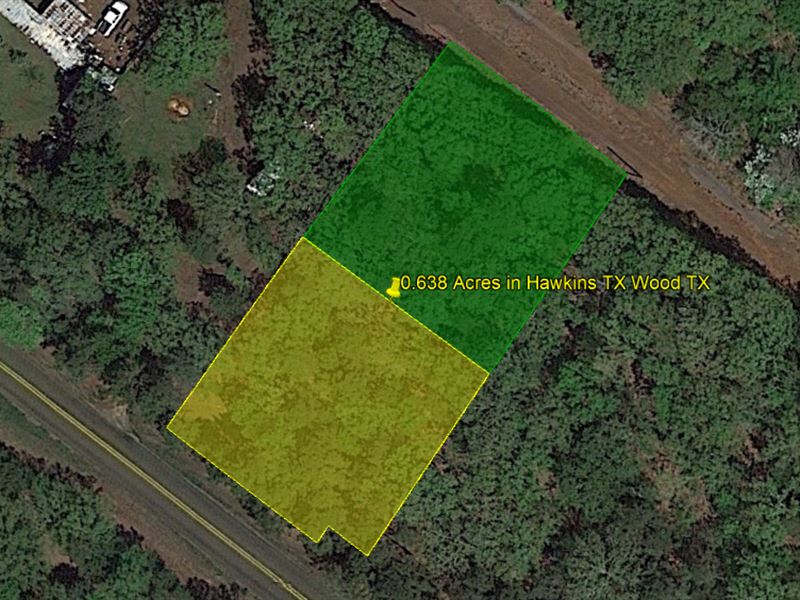 .638 Acres in Hawkins, TX : Hawkins : Wood County : Texas