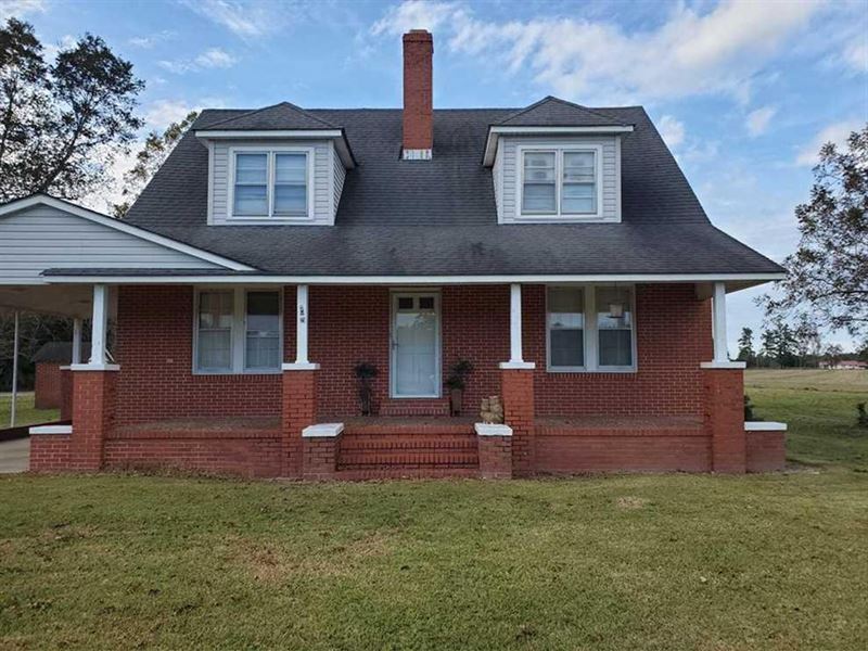 Farm House and 2 Acre Lot for Sale : Kingstree : Williamsburg County : South Carolina