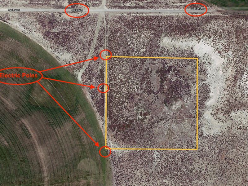 9.94 Ac with Power and Great Access : Silver Lake : Lake County : Oregon