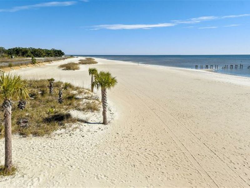 One Kind Henderson Point Beach Lot : Pass Christian : Harrison County : Mississippi