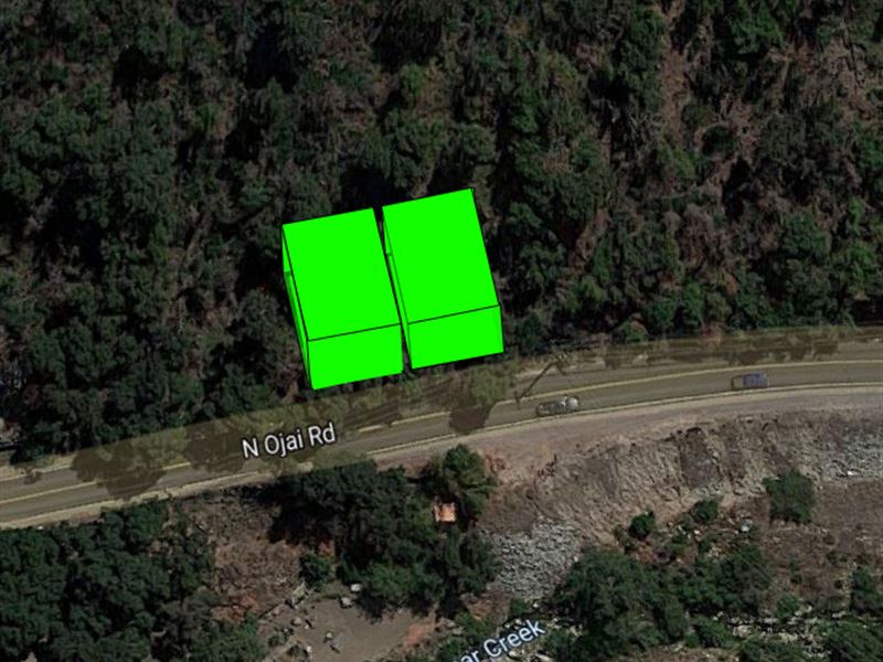 Two Side by Side Residential Lots : Santa Paula : Ventura County : California