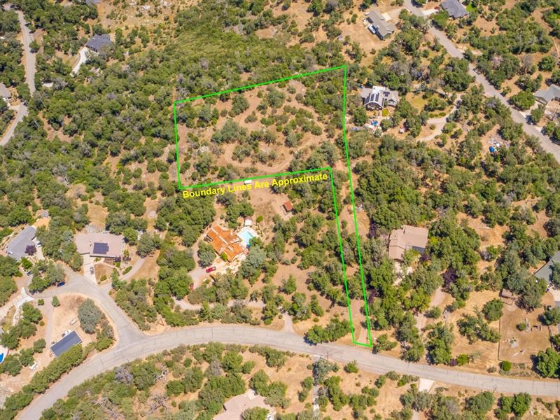 Secluded 2.5 Acre Mountain Homesite : Santa Ysabel : San Diego County : California