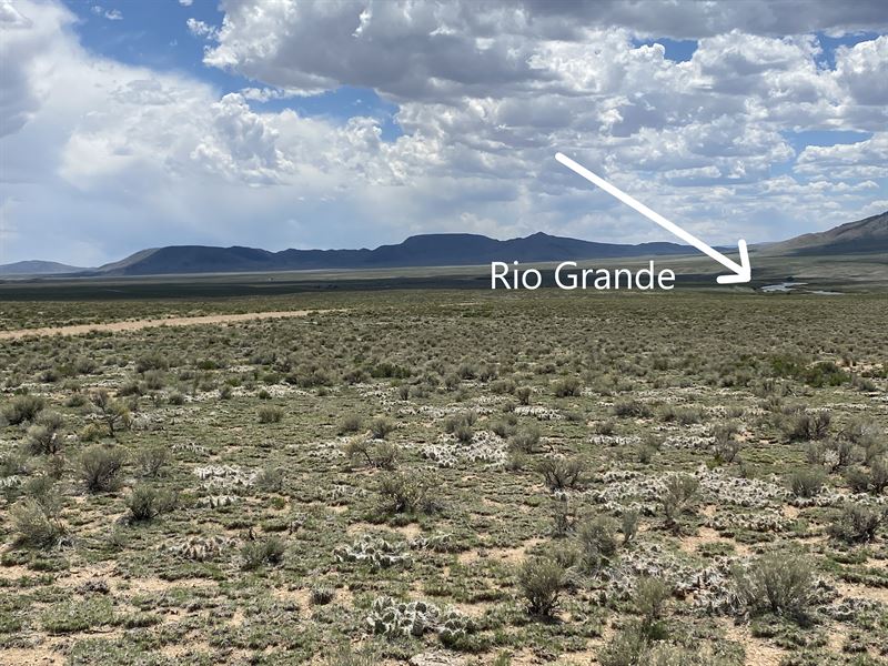 River Views From This Property : Sanford : Costilla County : Colorado