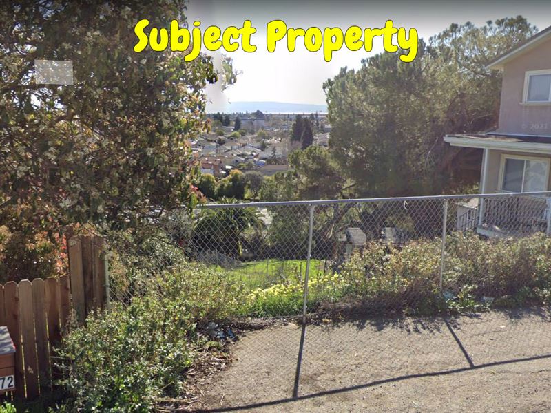 Good Sized Lot with Amazing Views : San Leandro : Alameda County : California