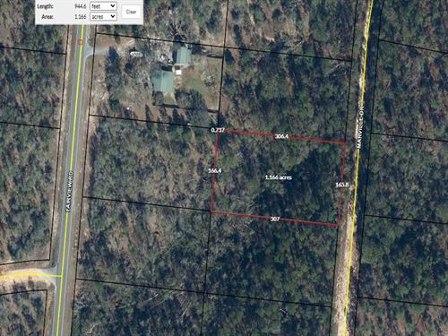 1+ Acre Lot, Equestrian Friendly : Marianna : Jackson County : Florida
