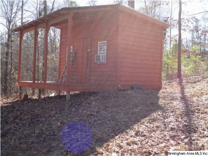 2.92 Acre Tiny Cabin Hideaway : Gallant : Saint Clair County : Alabama