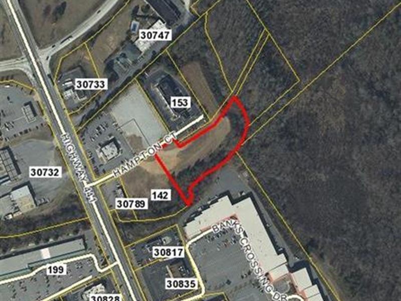 Commercial Lot in Prime Location : Commerce : Banks County : Georgia