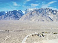 Utilities & Mountain Views : Olancha : Inyo County : California