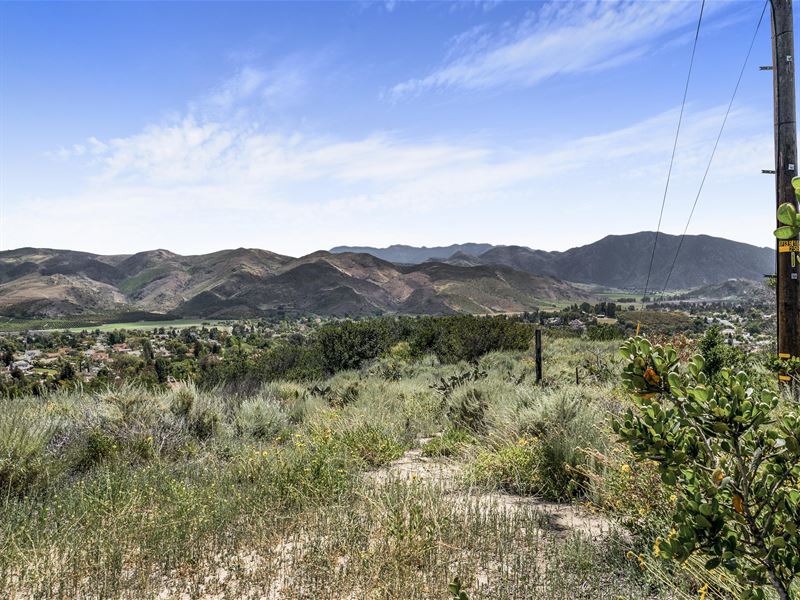 Unobstructed View Lot in Camarillo : Camarillo : Ventura County : California