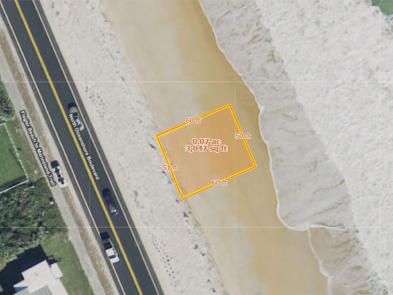 .07 Acre Beach Lot in Flagler Beach : Flagler Beach : Flagler County : Florida