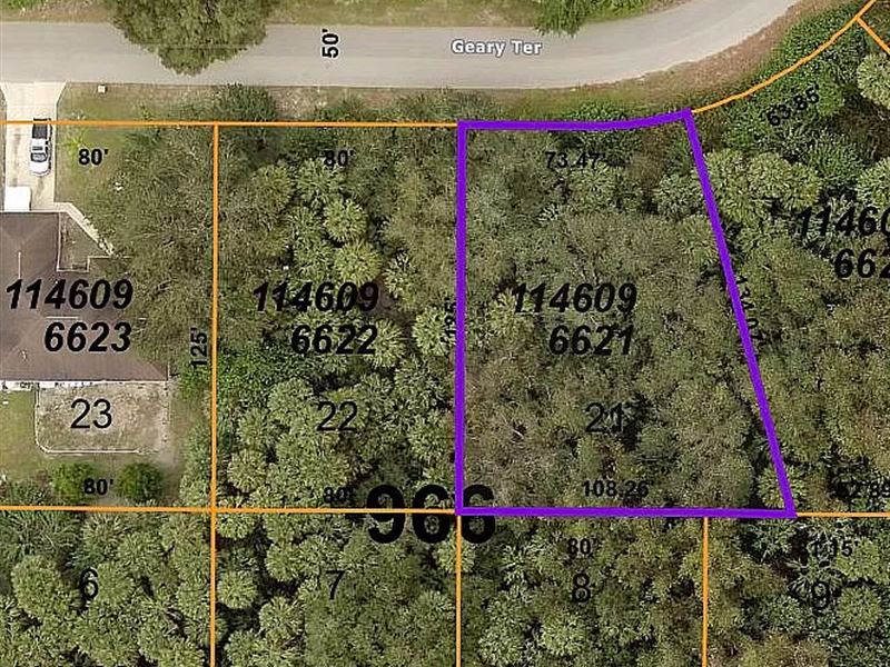 Double Lot in North Port, Florida : North Port : Sarasota County : Florida