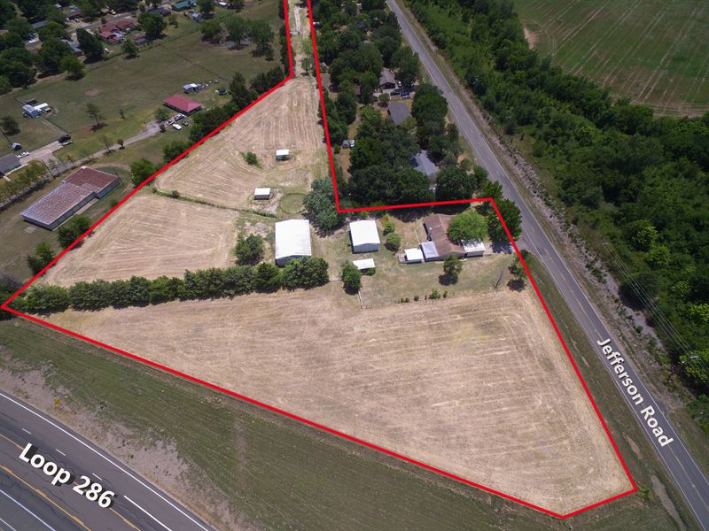 6 Acres of Multiple Future Uses : Paris : Lamar County : Texas