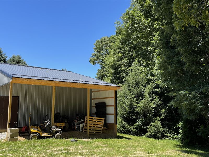 New Pole Barn and Mobile Home : Bainbridge : Pike County : Ohio