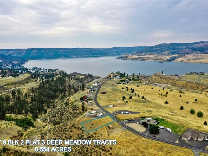 Vista Views RV Lot with Water : Deer Meadows : Lincoln County : Washington