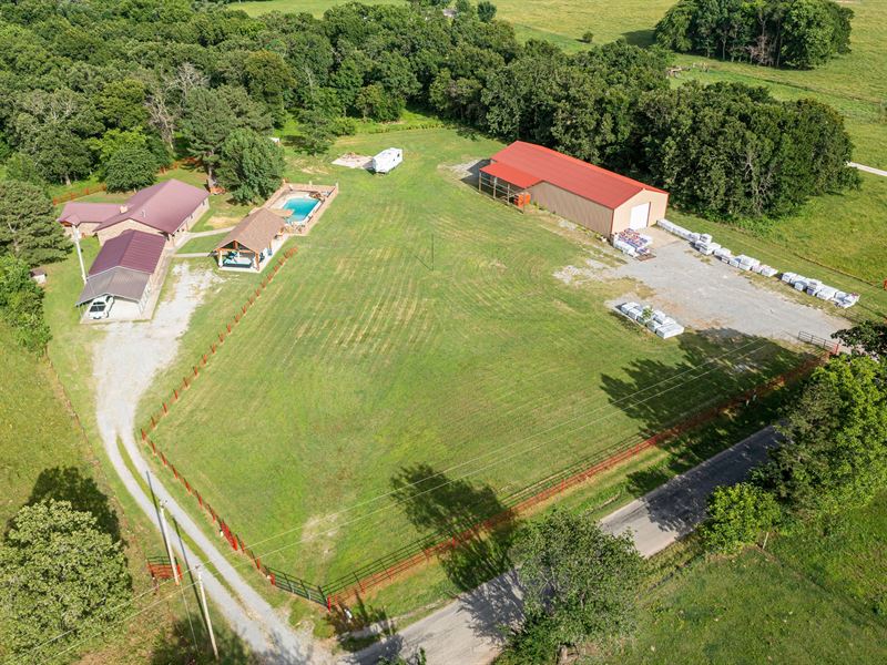 Oklahoma Country Home for Sale : Rose : Mayes County : Oklahoma