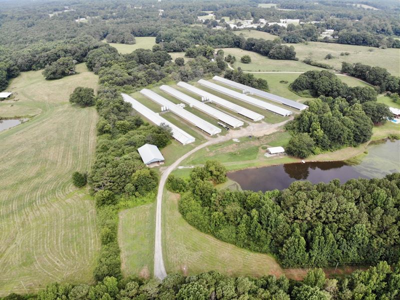 Adkins Broiler Farm : Bowden : Carroll County : Georgia