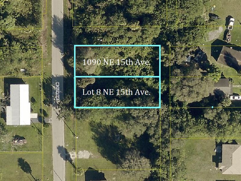 Double Lot Package with Two Deeds : Okeechobee : Okeechobee County : Florida