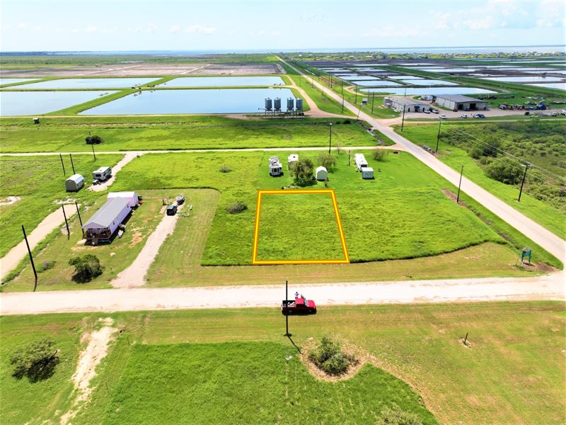 RV & Fishing Lot in Matagorda Bay : Palacios : Jackson County : Texas