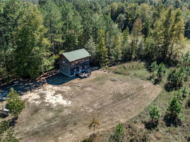 Reduced Cabin on 6.44 Acres : Sardis : Burke County : Georgia