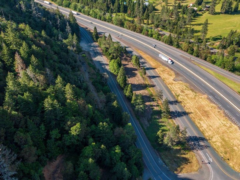 Coyote Creek Off-Ramp : Wolf Creek : Josephine County : Oregon