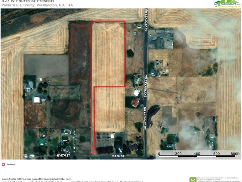 237 W Fourth St Prescott WA : Prescott : Walla Walla County : Washington