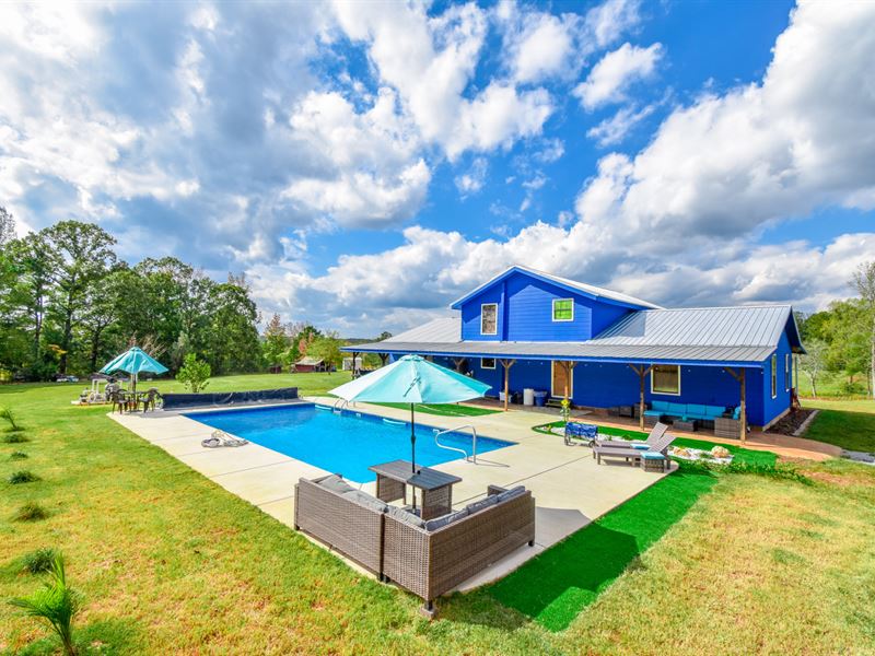 7 Ac with Home & Pool : Dadeville : Tallapoosa County : Alabama