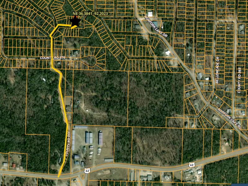 Open Zoned, RV or Trailer, Lot 27 : Henderson : Baxter County : Arkansas