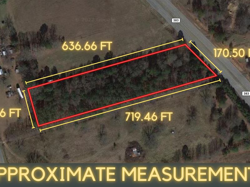 2.33 Acre Land in Anderson County : Centerville : Anderson County : South Carolina