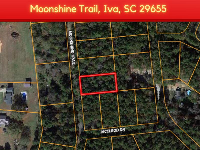 .46 Acre Land for Sale : Iva : Anderson County : South Carolina