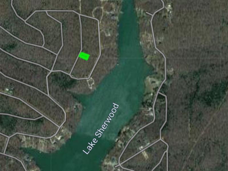Lot By Lake Sherwood : Hardy : Sharp County : Arkansas