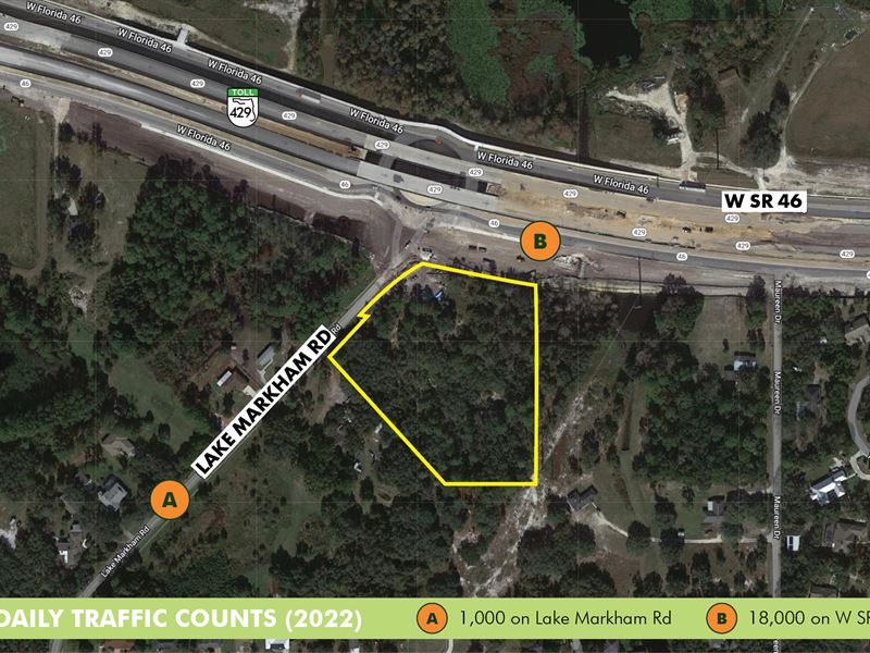 Sanford Commercial Corner SR 46 : Sanford : Seminole County : Florida
