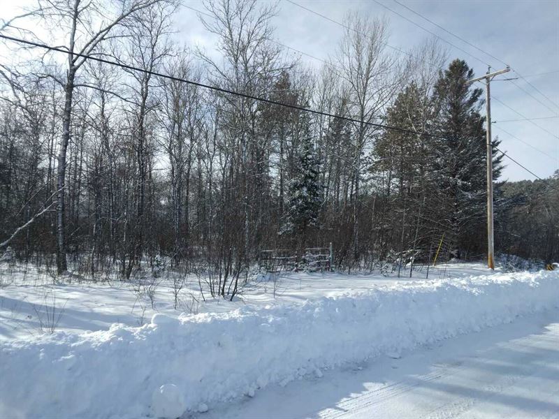 Vacant Lot on The Michigamme River : Crystal Falls : Iron County : Michigan