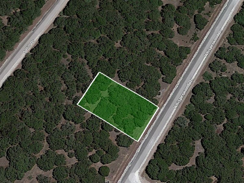 .25 Acre Homesite in Whitney : Whitney : Hill County : Texas